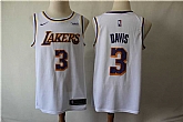 Lakers 3 Anthony Davis White Nike Swingman Jersey,baseball caps,new era cap wholesale,wholesale hats